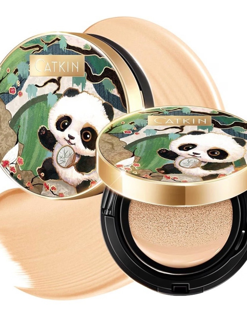 CATKIN PANDA Land Coverage Cushion BB Cream In W11 Light